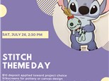 Stitch Themed Paint Day-Saturday, July 26, 2:30 pm
