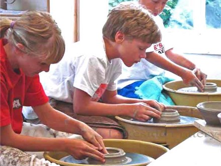 YOUTH 9-16 years and multi aged family “Try It!”  Pottery Wheel Class