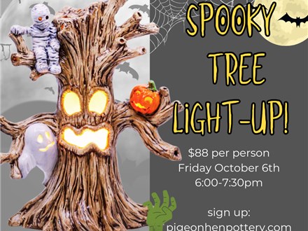 Spooky Tree Light Up!