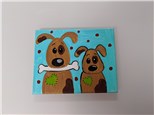 Puppy Love Mommy/Daddy & Me Canvas Class $40 (age 4 and up)