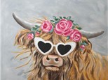 Valentine's Highland Cow Class at Butcher & Bull! - Feb. 12th - $35