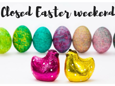 Happy Easter! Studio Closed Friday Night for Easter weekend