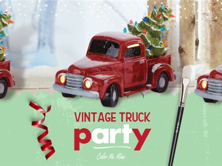 Vintage Truck with Tree Workshops! November 22nd 2025