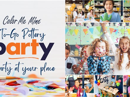 To-Go Pottery Party • Color Me Mine Aurora