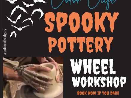 Spooky Pottery Wheel Workshop | Oct 26th 6:30-8pm