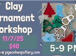 Clay Ornament Workshop: November 7, 2025