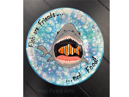 Kids Class: Fish are Friends Plate