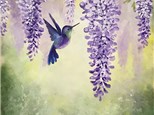 Sweet Wisteria Canvas Paint and Sip
