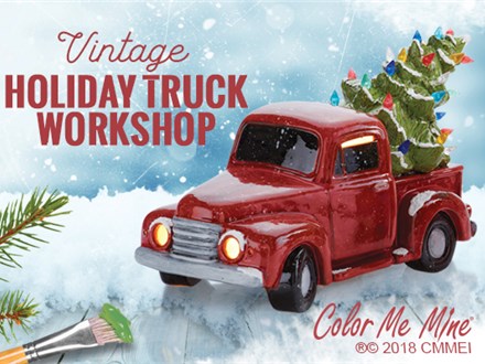 Adult Workshop - Vintage Truck with Tree, Saturday November 16th