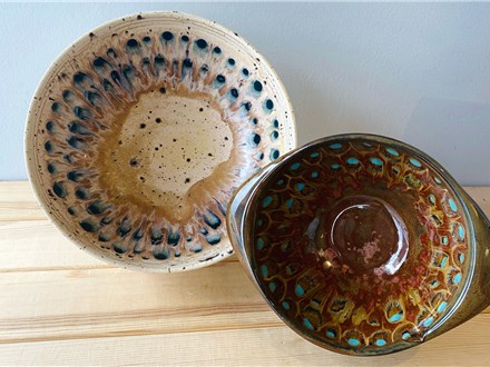 Mt. Washington Stoneware Peacock Technique Night - Sept 30th