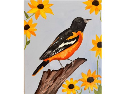 Bel Air Adult Oriole Bird Canvas - March 6th