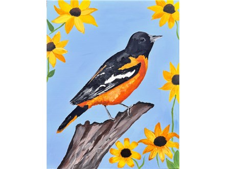 Bel Air Adult Oriole Bird Canvas - March 6th