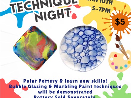 Technique Night: Pottery Painting