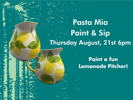Pasta Mia Paint Night - Aug, 21st
