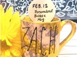 Art Club Personalized Bubble Mug-- Week 2
