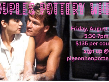 Couples Pottery Class: August 22, 2025