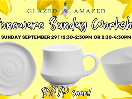 Stoneware Sunday Workshop! September 2024 Session 2