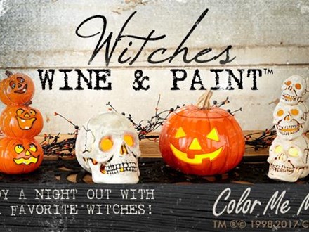 Witches Wine & Paint! Friday AND Saturday, October 18th & 19th