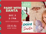 Paint with Santa: Tuesday, December 3rd, 5:00-7:00pm