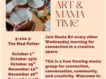 Art & Mama Time at The Mad Potter 💕