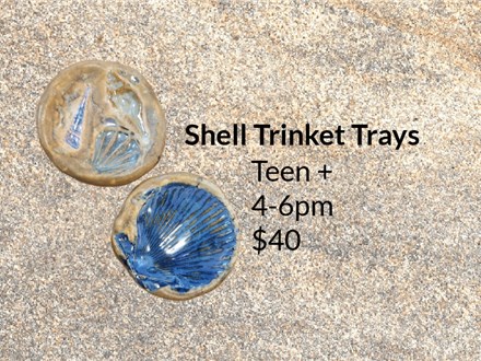Shell Trinket Tray Clay Class