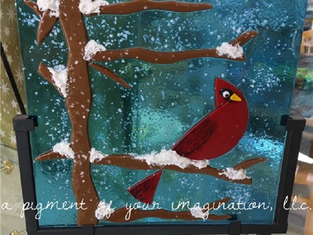 Winter Cardinal (stand not included)