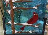 Winter Cardinal (stand not included)