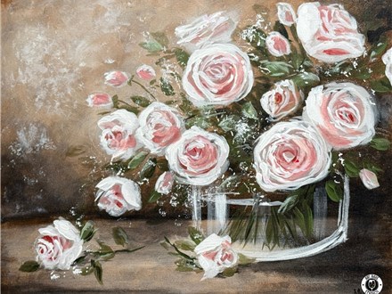 Loose and Lovely Canvas Paint and Sip