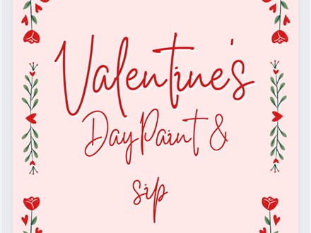 VALENTINE'S DAY CANVAS PAINT AND SIP - SANTA MONICA