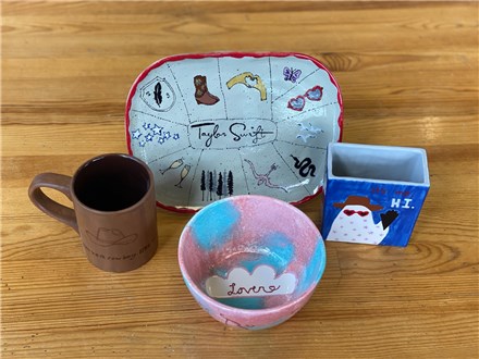 Taylor Swift Pottery Painting Party