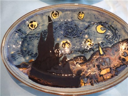 Starry Night Stoneware at KILN CREATIONS