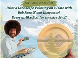 Bob Ross Night: Paint a Plate with Bob 