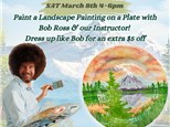 Bob Ross Night: Paint a Plate with Bob 