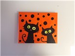 Scaredy Cats (mommy/daddy and me ages 4+) Canvas Class