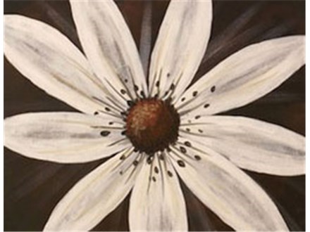 Sip-N-Paint "White Daisy" (Thurs. 09/17)