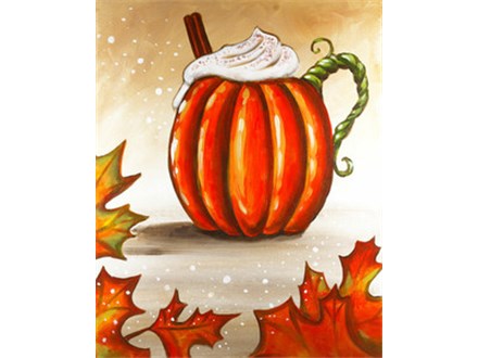 Pumpkin Spice Canvas Class! Nov. 13th - $40/ticket