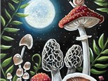 Midnight Mushrooms Canvas Paint and Sip September 12, 2024