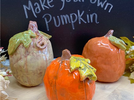 Make your own Clay Pumpkin