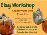 Make your own Clay Pumpkin