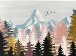 "Mountain Teeline" 10x20 Canvas Class Ages Teen+ 12/28/24