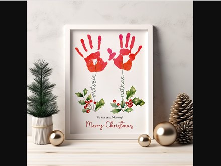 Holiday Mommy & Me Canvas - December 9th & 23rd - $10+