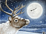 Reindeer Dreams Canvas Paint and Sip