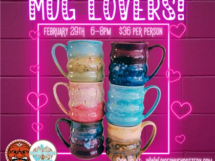 Mug Lovers Stoneware Painting Class At Sun King Brewery Feb 29th 2024