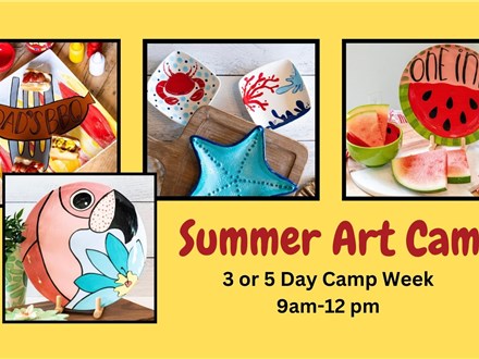 3 or 5-Day Camp at TIME TO CLAY