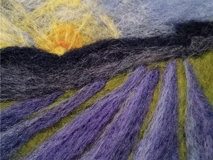 Needle Felt Wool Painting