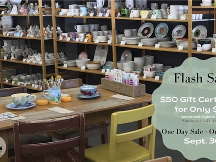 FLASH SALE $50 Gift Certificate for $30!