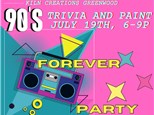 90s Trivia and Paint in GREENWOOD