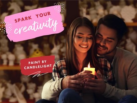 PAINT BY CANDLELIGHT- Valentine's Day Date Night