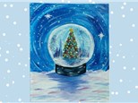 Canvas Painting "Snow Glee Globe" December 23rd,2024 6-8pm