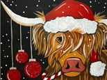 Holiday Paint Night - Highland Cow | Nov 24th 3-6pm